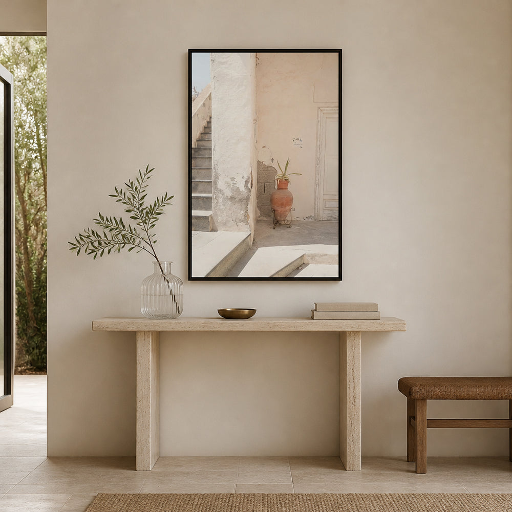 Room mockup featuring All White Art Print