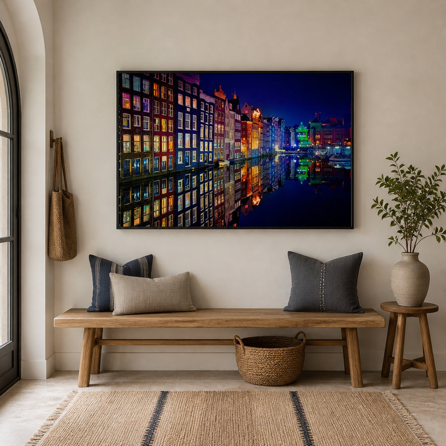 Amsterdam Art Print in a room setting