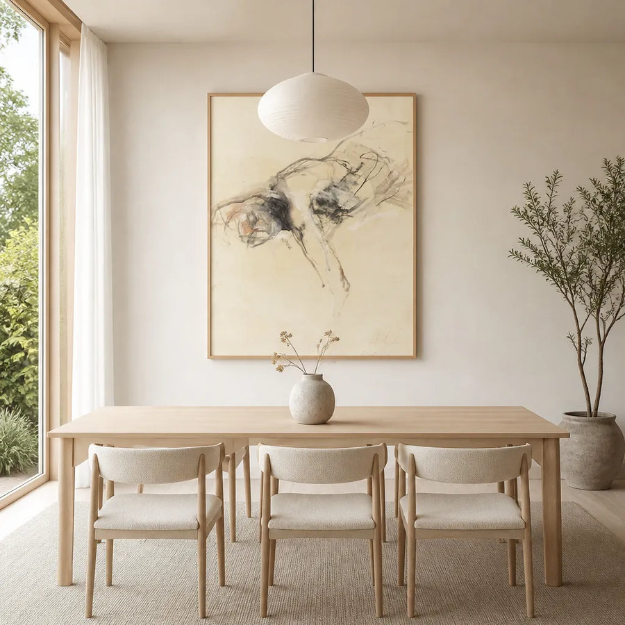 Nude XVI Art Print in a room setting