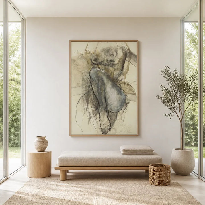 Room mockup featuring Nude XXIV Art Print