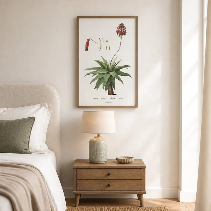 Room mockup featuring Aloe Picta Art Print