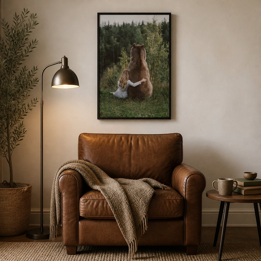 Forest Friends Photo Print in a room setting
