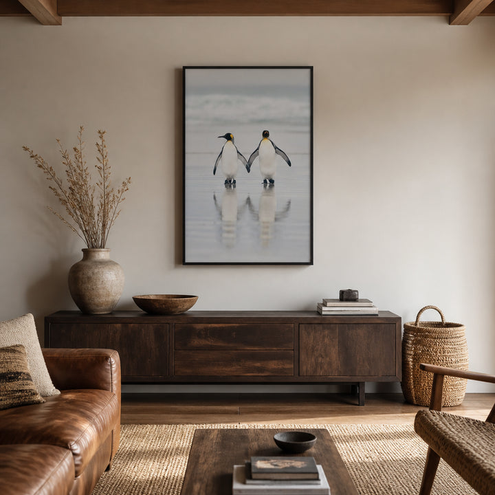 Room mockup featuring Penguin Pals Photo Print