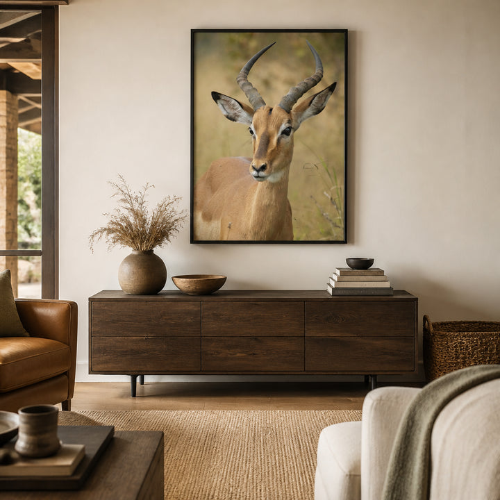 Room mockup featuring Impala Grace Photo Print