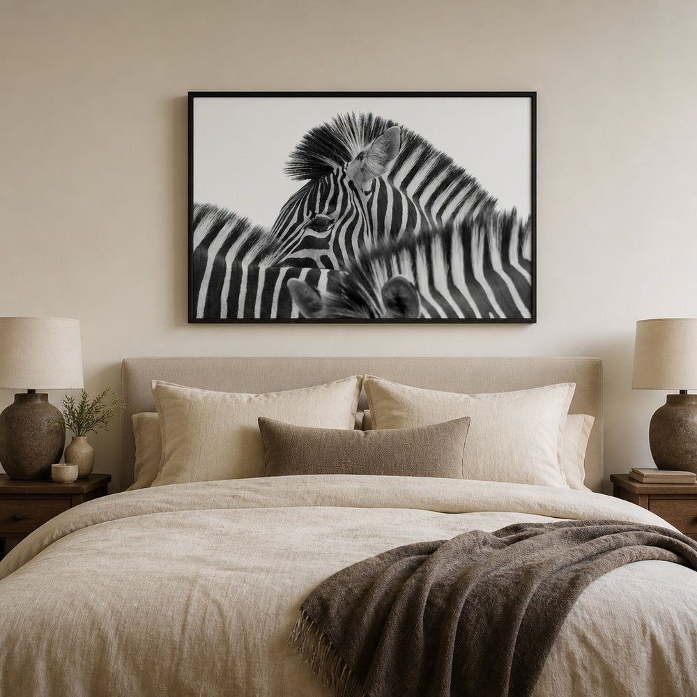 Room mockup featuring Monochrome Harmony Photo Print