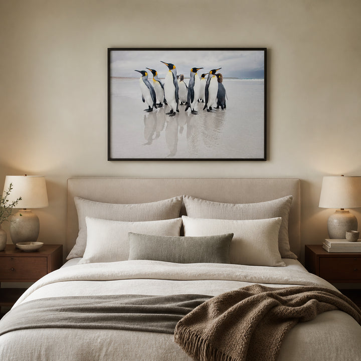 Room mockup featuring Penguin Guardians Photo Print