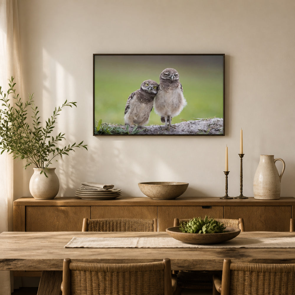 Room mockup featuring Owls Of Friendship Photo Print