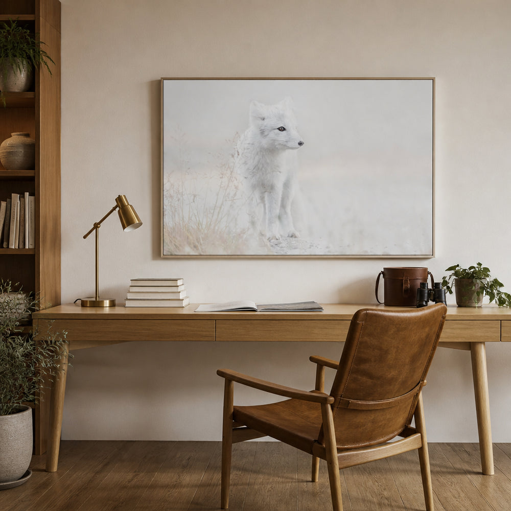 Room mockup featuring Arctic Gaze Photo Print