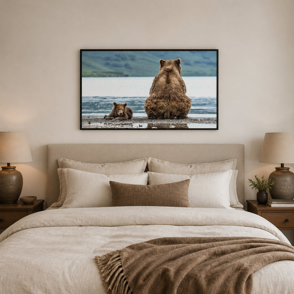 Room mockup featuring Bear Contrasts Photo Print