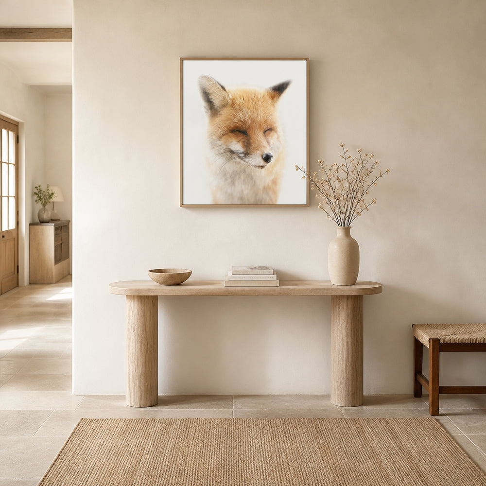 Room mockup featuring Satisfied Fox Photo Print