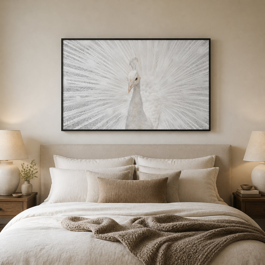 Owls, Hawks & Wild Birds photography prints in a styled room