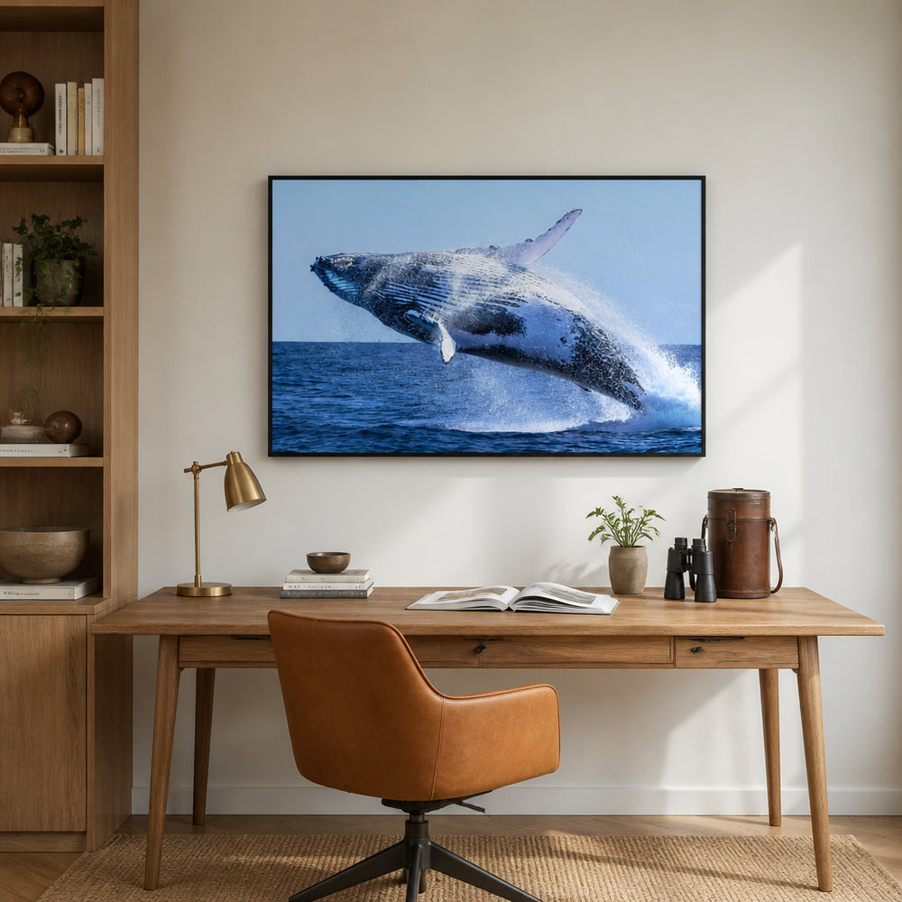 Room mockup featuring Ocean Escort Photo Print