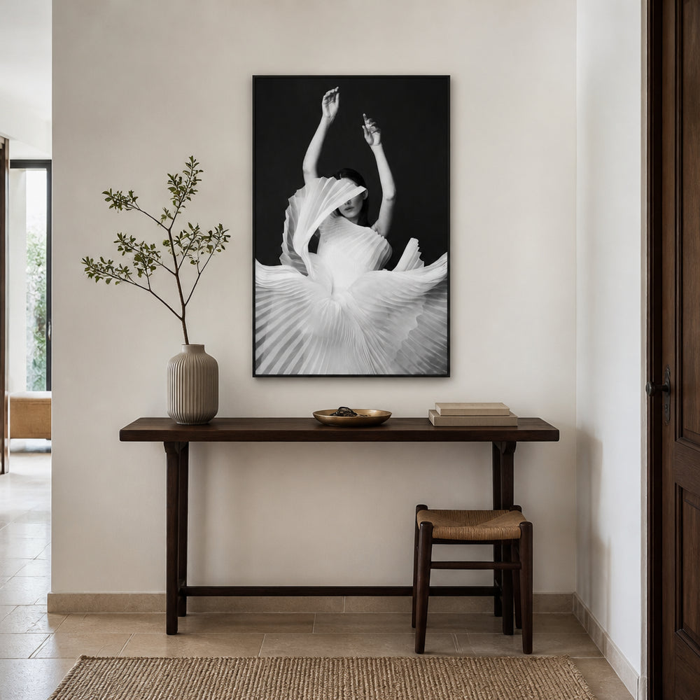 Room mockup featuring Amadeus Flowing Grace Photo Print