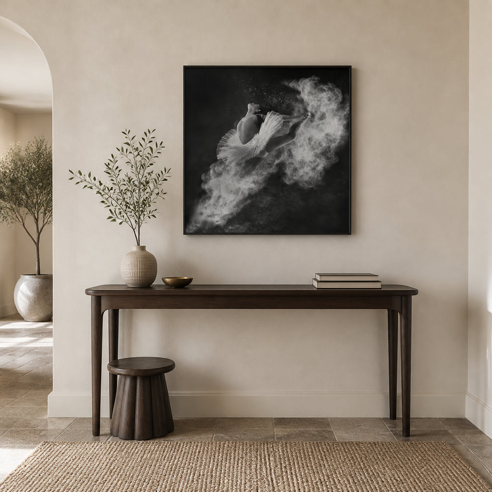 Room mockup featuring Graceful Ascent Photo Print