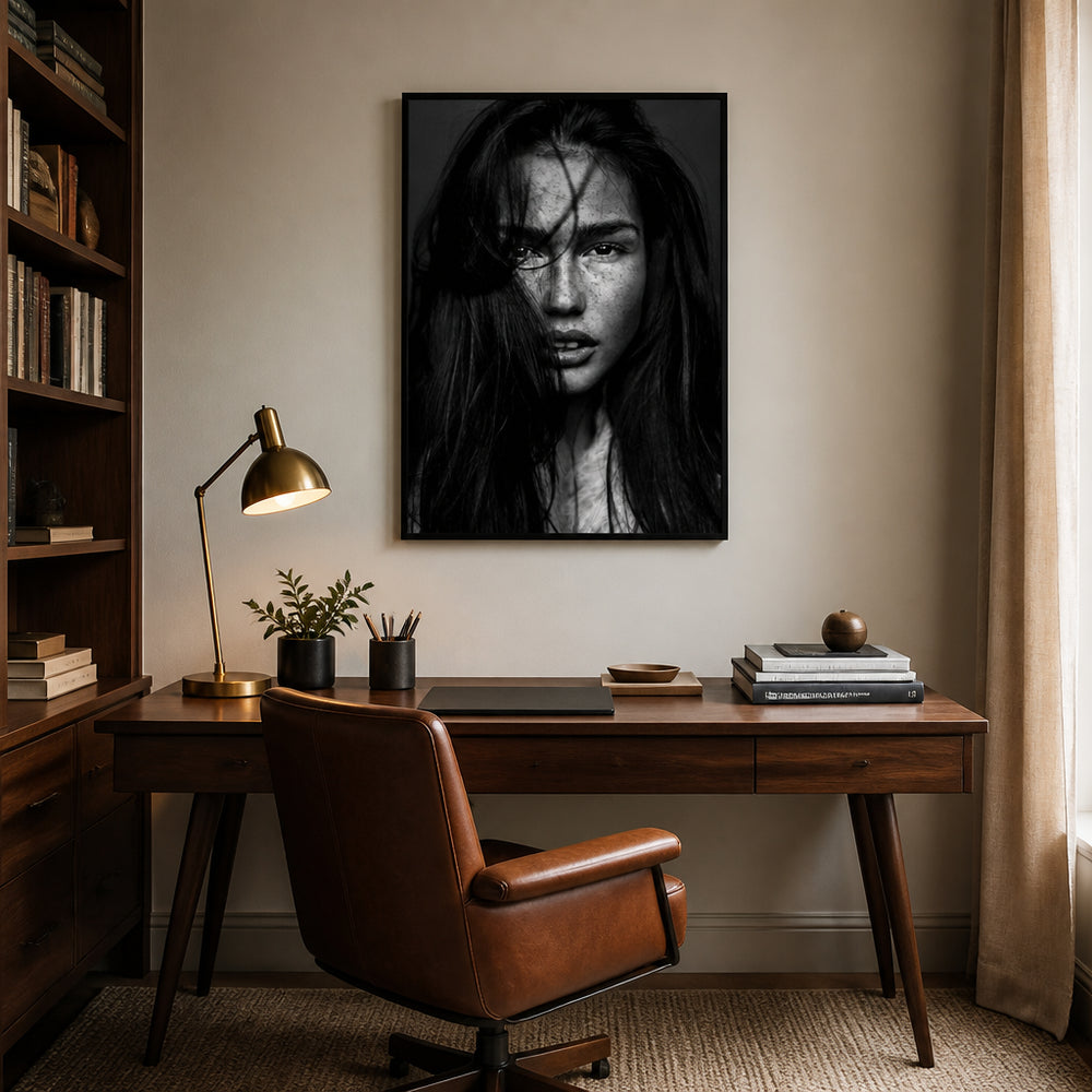 Room mockup featuring Romi Gaze Photo Print