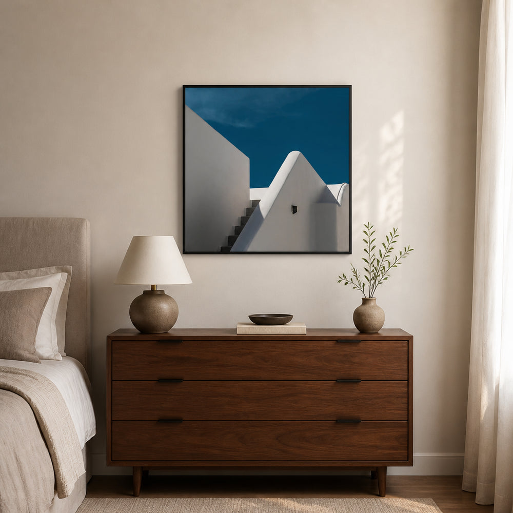 Room mockup featuring Ascending Serenity Photo Print