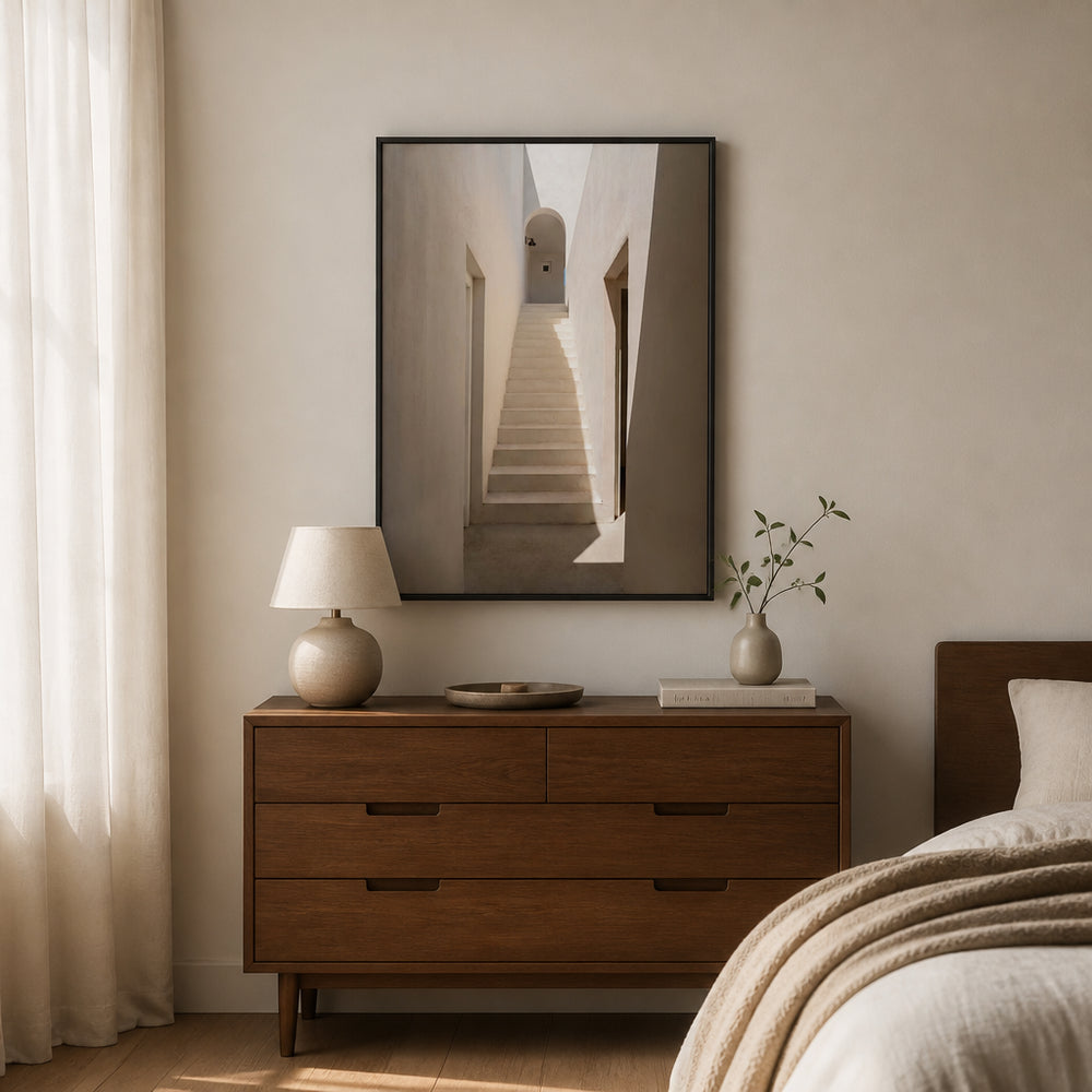 Room mockup featuring Ascending To Light Photo Print