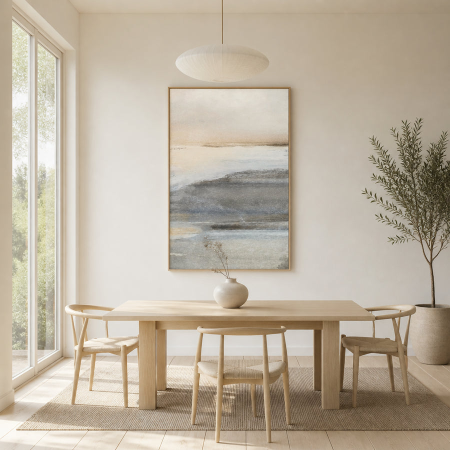 Land Serenity Art Print in a room setting
