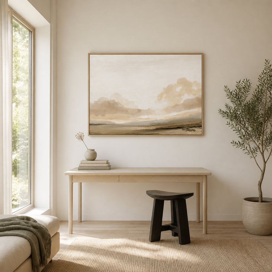 Southern Horizon Calm Art Print in a room setting