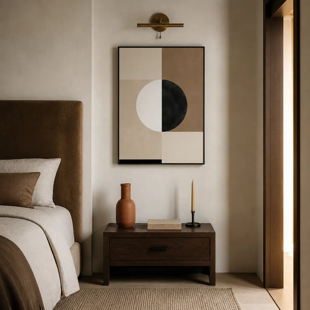 Room mockup featuring Aspect Ratio Fusion Art Print