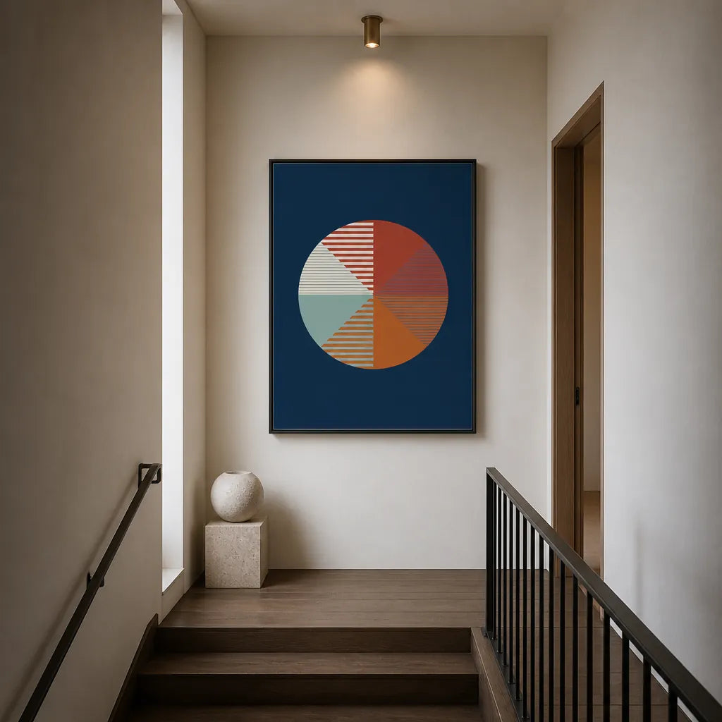 Room mockup featuring Aspect Ratio Pulse Art Print