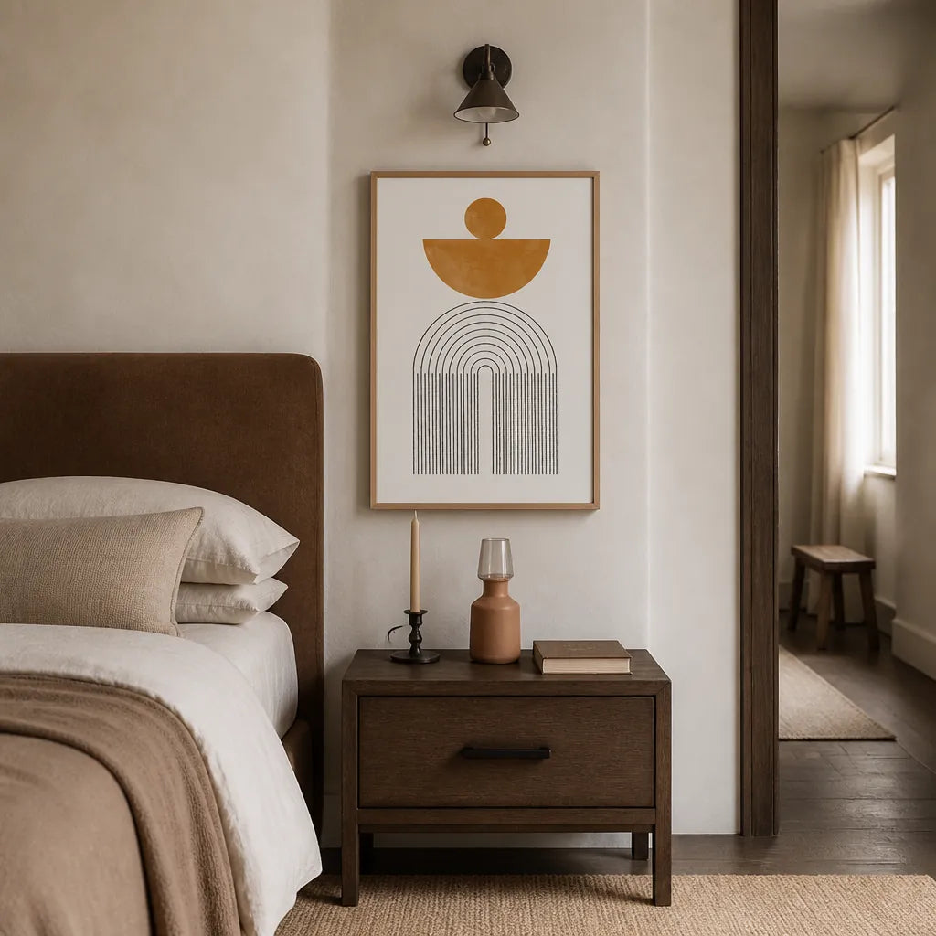 Room mockup featuring Celestial Arch Harmony Art Print