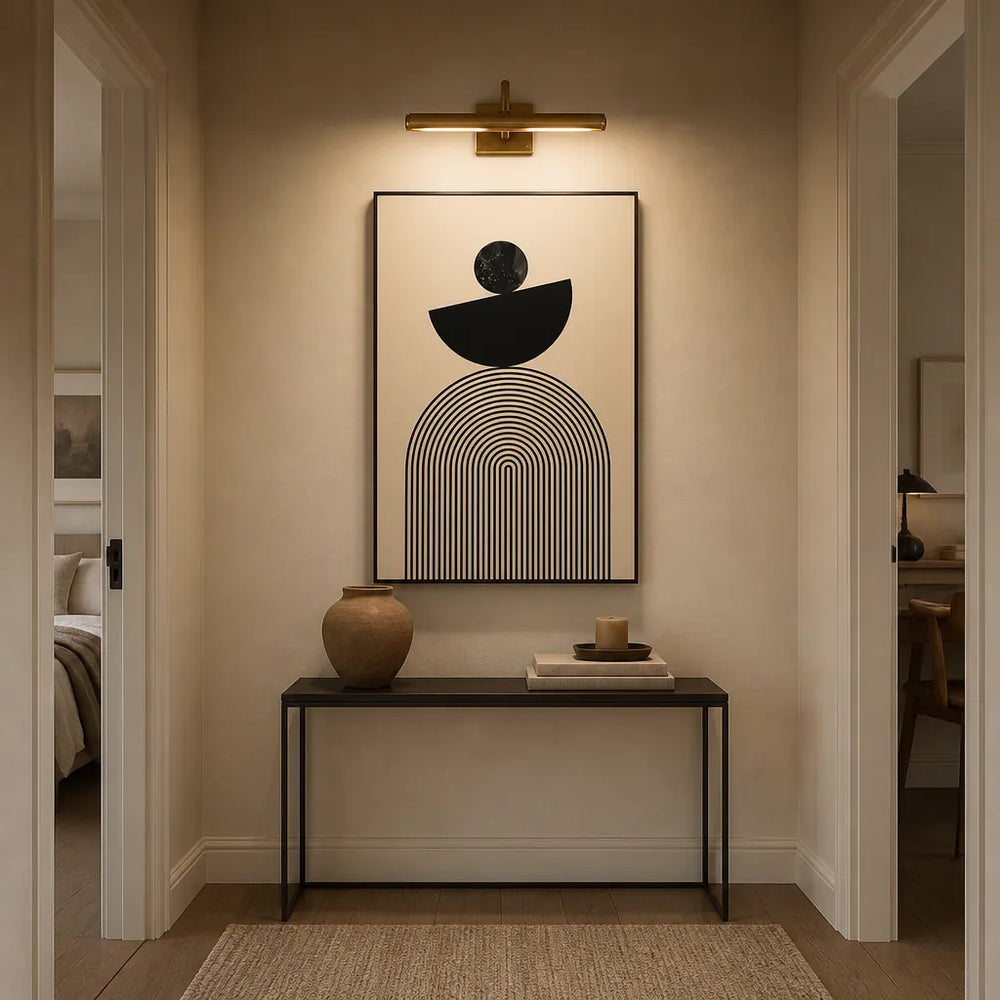 Room mockup featuring M6 Abstract Balance Art Print
