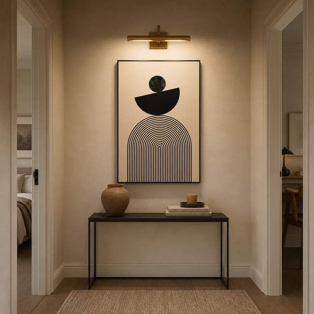 Room mockup featuring M6 Abstract Balance Art Print