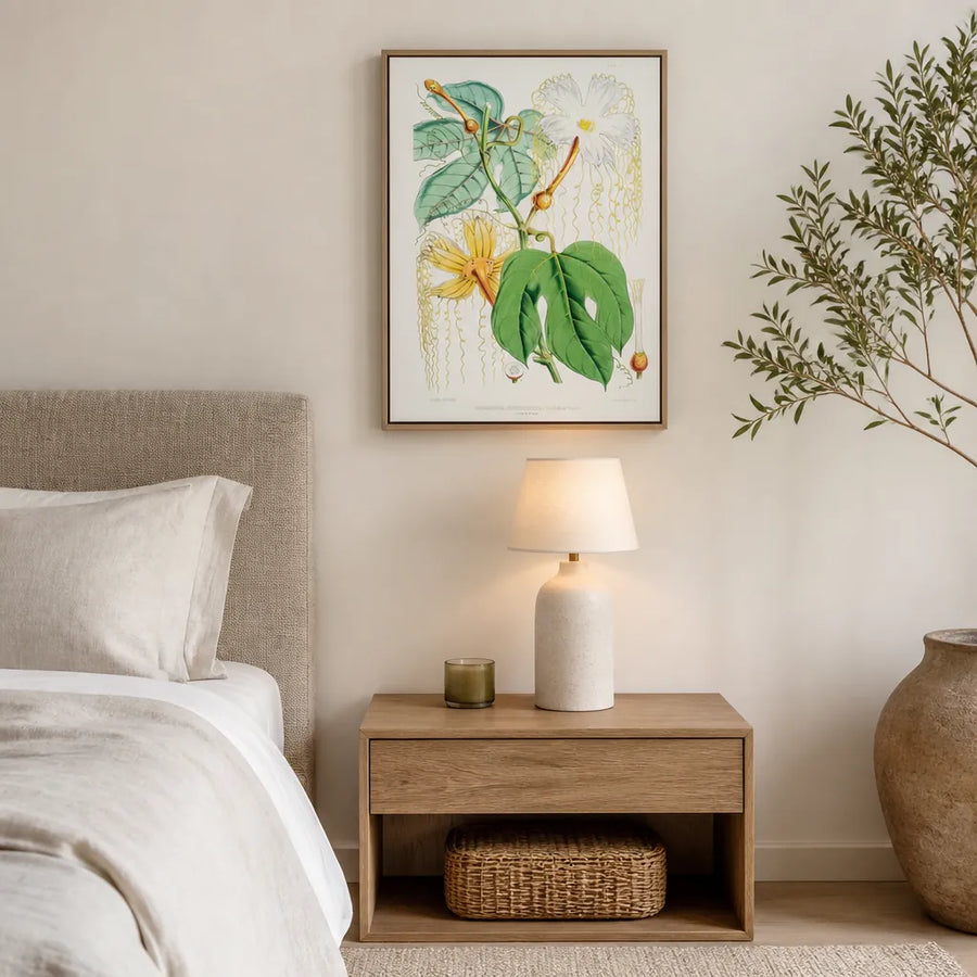 Chinese Lard Seed Female Plant by H. W. Art Print in a room setting