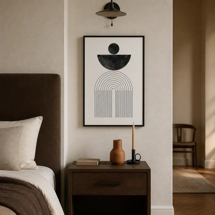 Room mockup featuring Arch Balance No6 Art Print