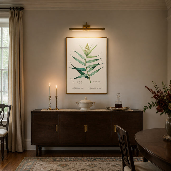 Room mockup featuring Bush Cane by Pierre-Joseph Redouté Art Print