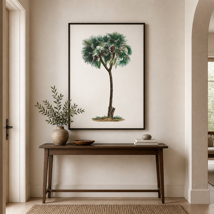 Room mockup featuring Date Palm Art Print