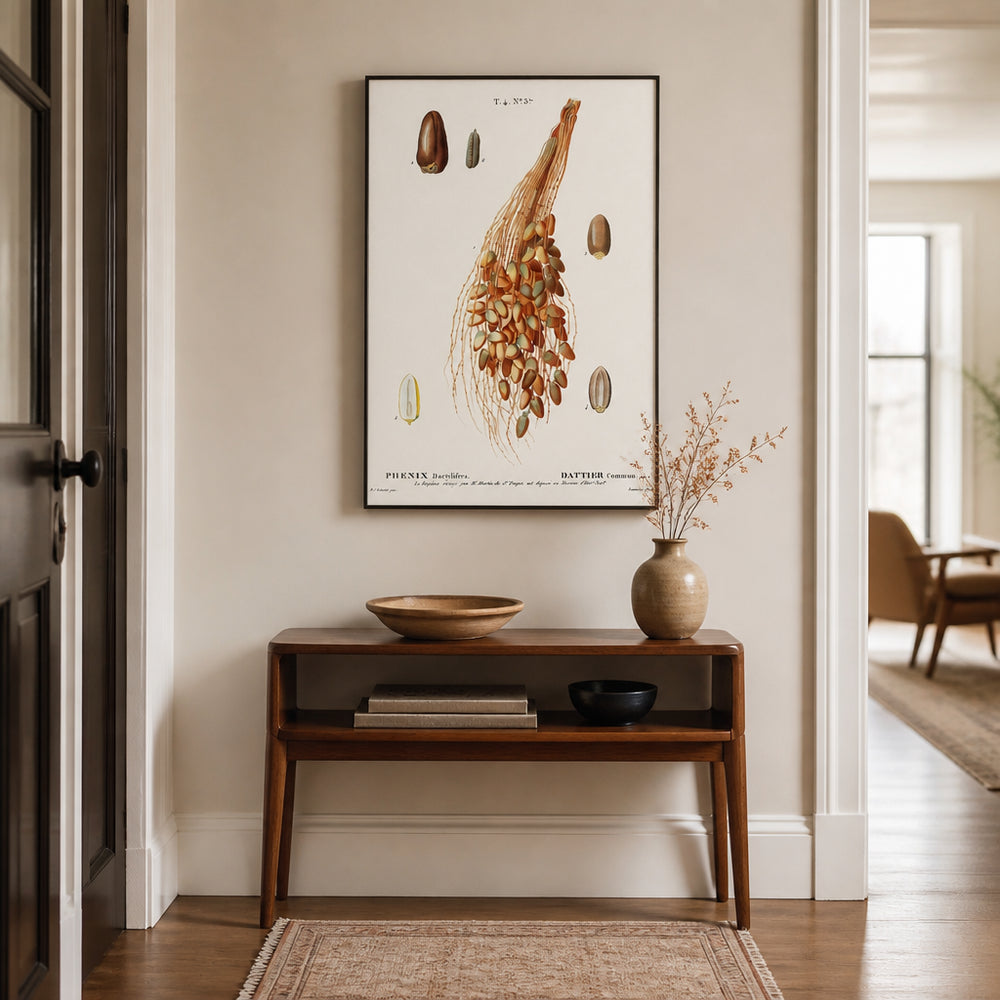 Room mockup featuring Date Palm Botanical Art Print