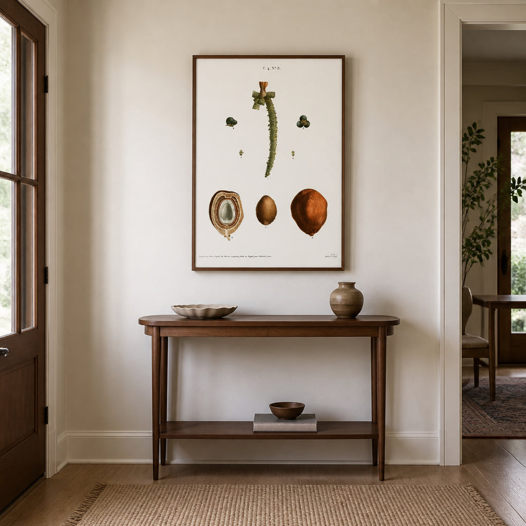 Room mockup featuring Date Palm Study Art Print