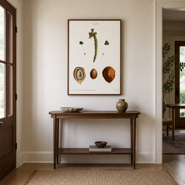 Room mockup featuring Date Palm Study Art Print