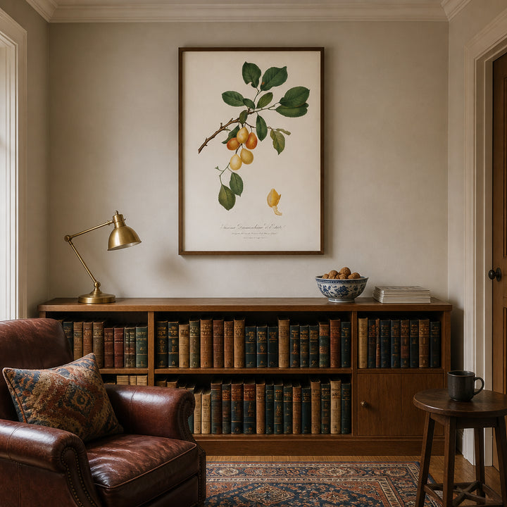 Room mockup featuring Pomona Italiana by Giorgio Gallesio Art Print