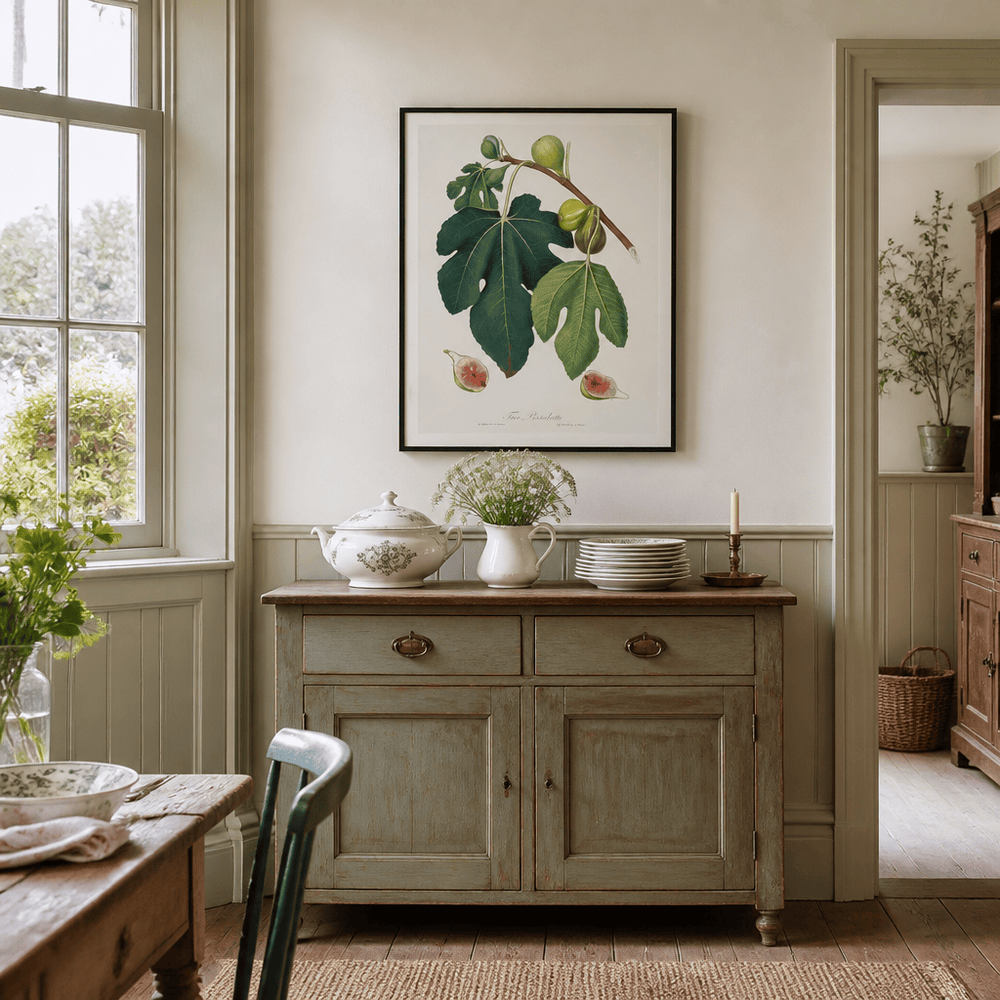 Room mockup featuring Fig by Giorgio Gallesio Art Print
