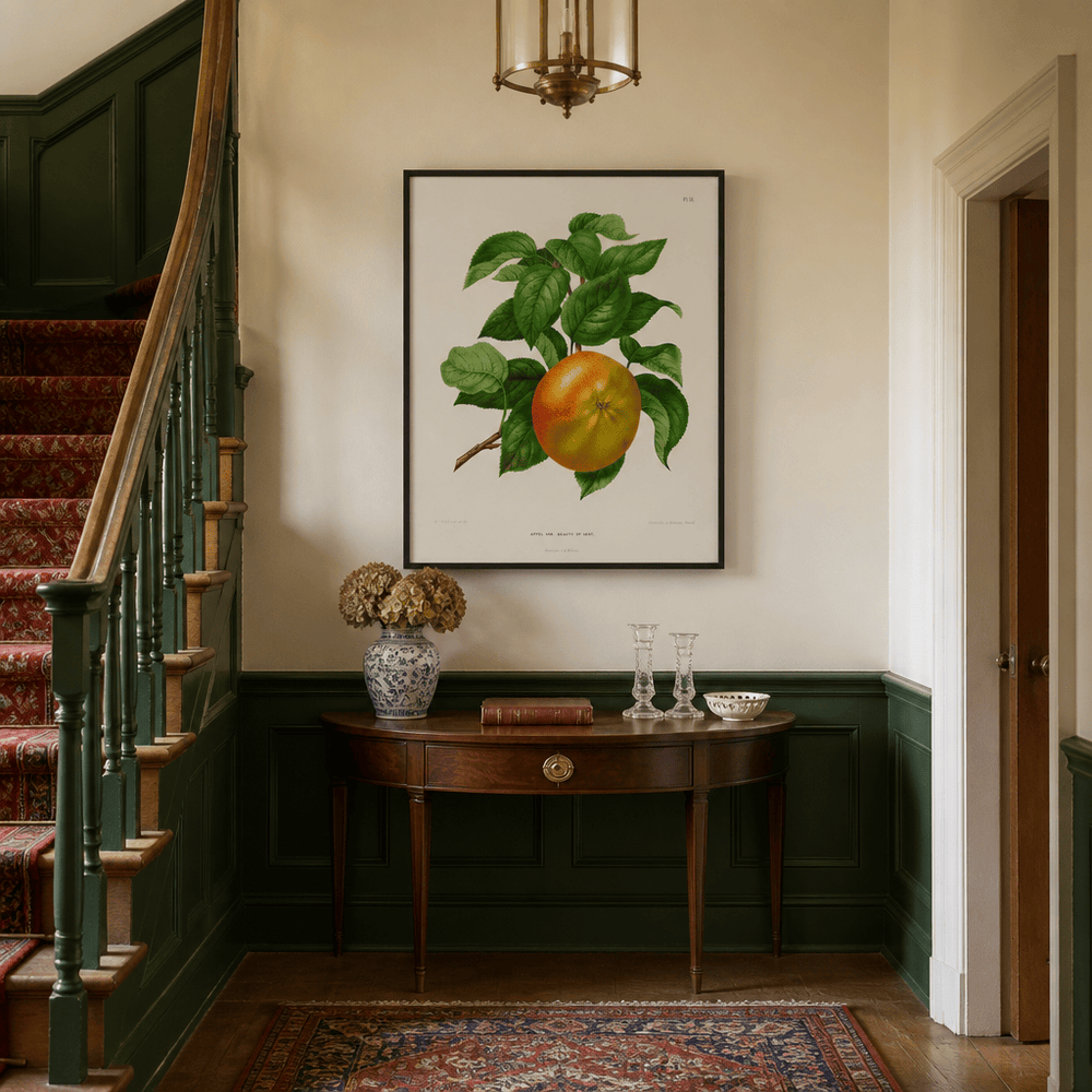 Room mockup featuring Beauty of Kent by Wendel Art Print