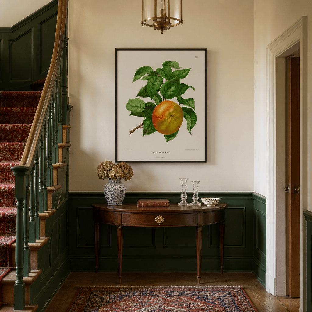 Room mockup featuring Beauty of Kent by Wendel Art Print