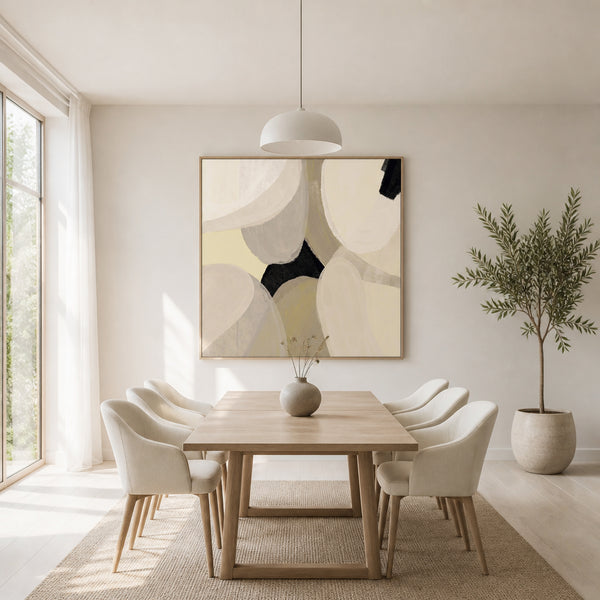 Laetitia Abstract Harmony Art Print in a room setting