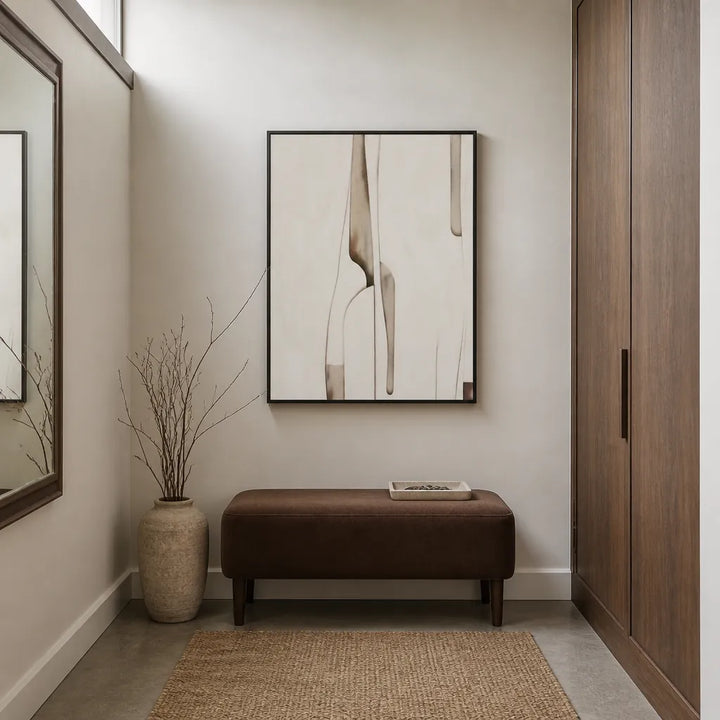 Room mockup featuring Limites De Abstratos Art Print