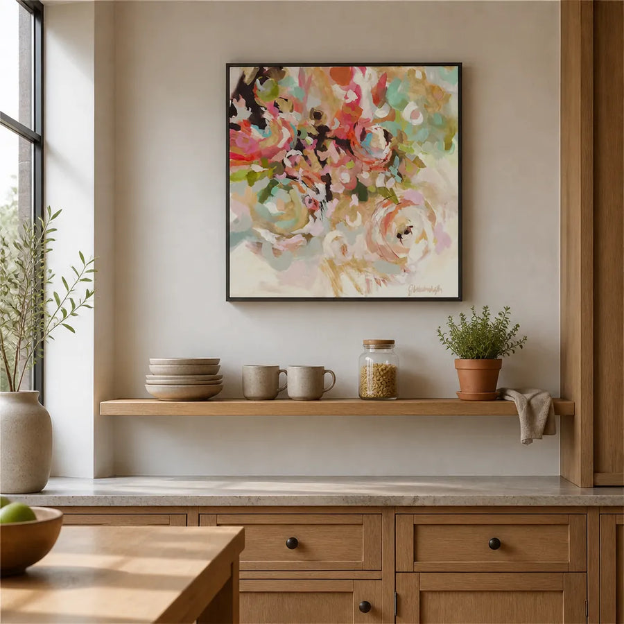 Blossom Dreaming Art Print in a room setting
