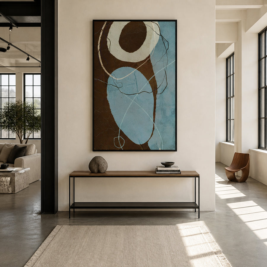 Minerals In Motion Art Print in a room setting