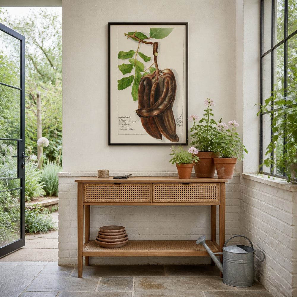 Room mockup featuring St Johns Bread by Deborah Griscom Passmore Art Print