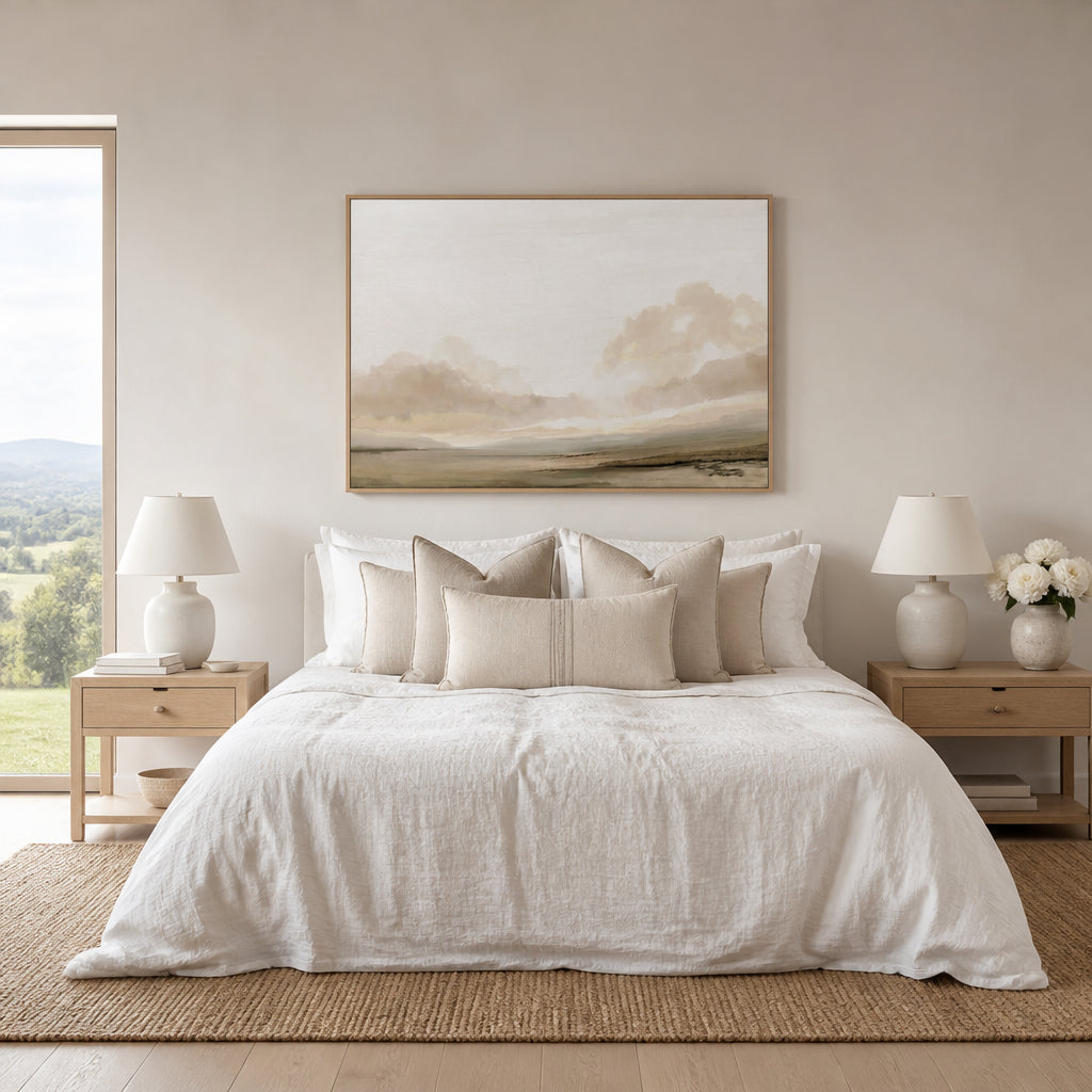 Room mockup featuring Southern Serenity Sky Art Print