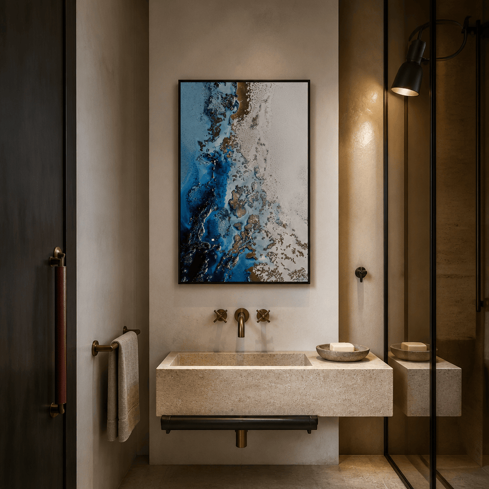 Room mockup featuring Admiral Passage By Petra Meikle de Vlas