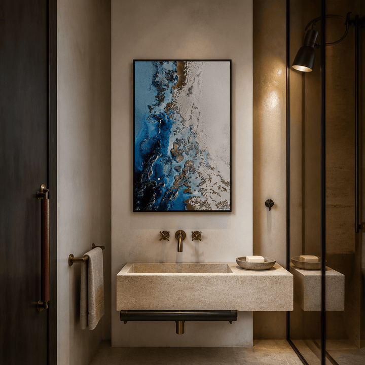 Room mockup featuring Admiral Passage By Petra Meikle de Vlas