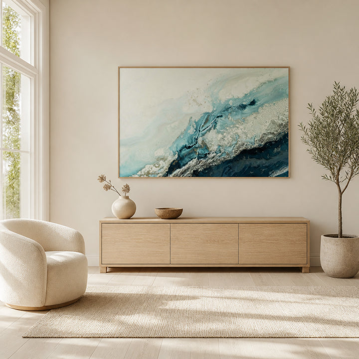 Room mockup featuring Deliverance  By Petra Meikle de Vlas