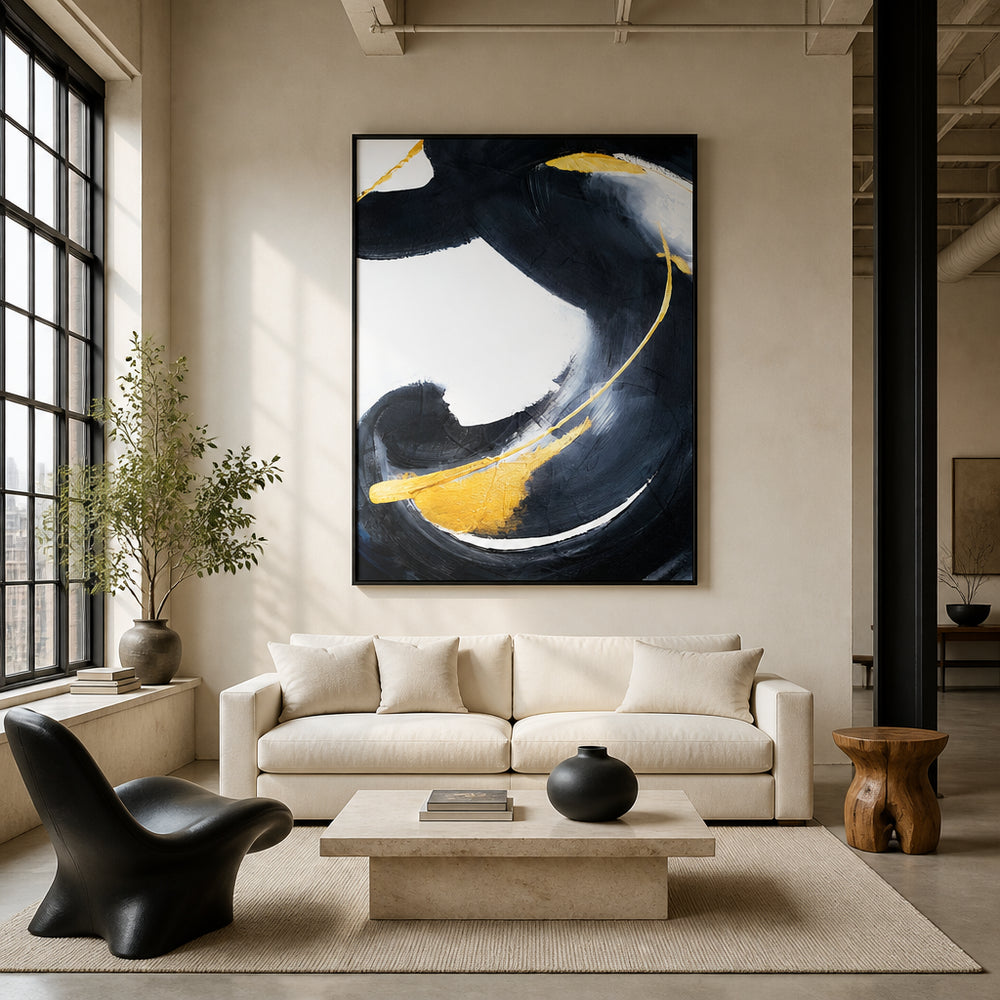 Room mockup featuring 150 - abstract Art Print
