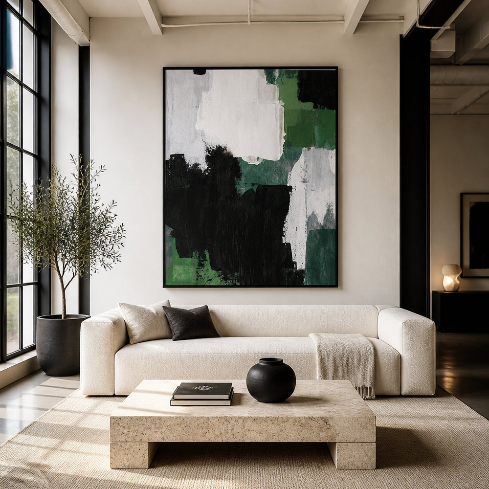Room mockup featuring Abstract 80 - abstract Art Print